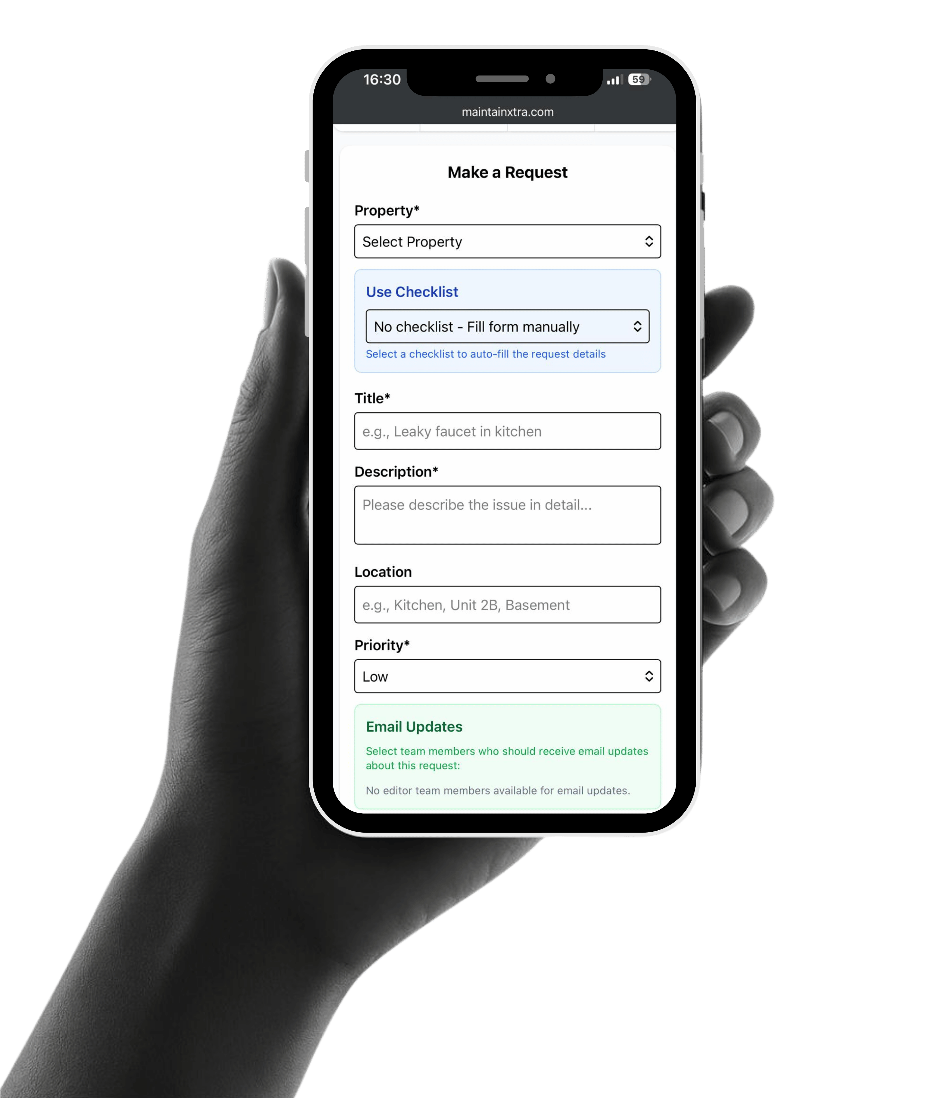 Property Maintenance Management App